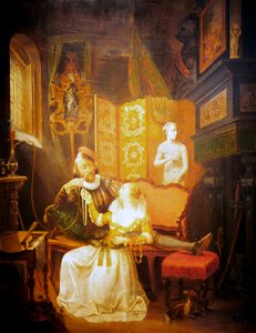 Keysser The Painter in Studio