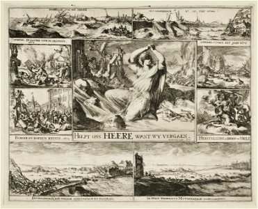 Klacht over de rampspoed in de Republiek tussen 1672 en 1675. NL-HlmNHA 53009072