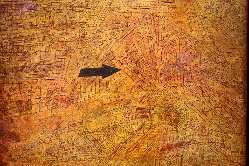 Paul klee, freccia in giardino, 1929, 03