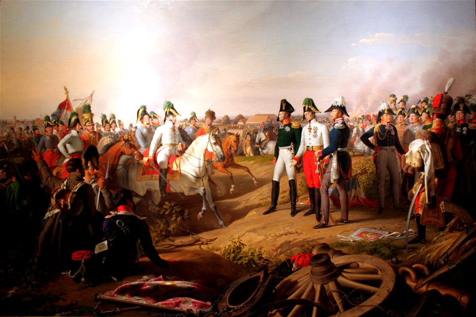 1839 Krafft Siegesmeldung nach der Schlacht bei Leipzig 1813 anagoria