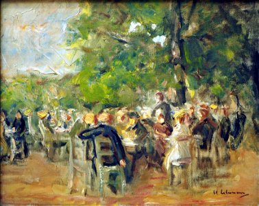 Liebermann Biergarten@Nieders. Landesmuseum20160811