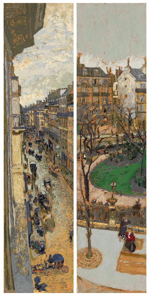 Les rues de Paris, panneaux pour Henry Bernstein- Seconde série, La Place Vintimille