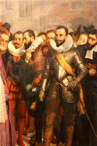 La Rencontre d'Henri III et du duc de Guise - Pierre-Charles Comte - MBA Lyon 2014 - détail 6