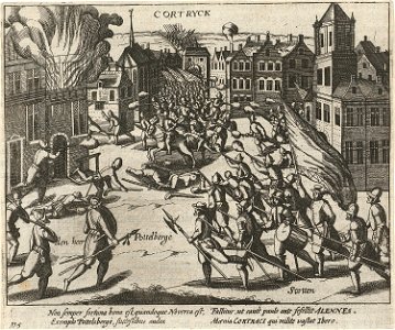 Kortrijk ingenomen door de Malcontenten, 1580