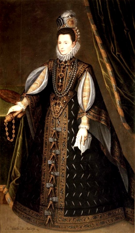 La infanta Catalina Micaela de Austria, duquesa de Saboya (Museo Lázaro Galdiano, Madrid)