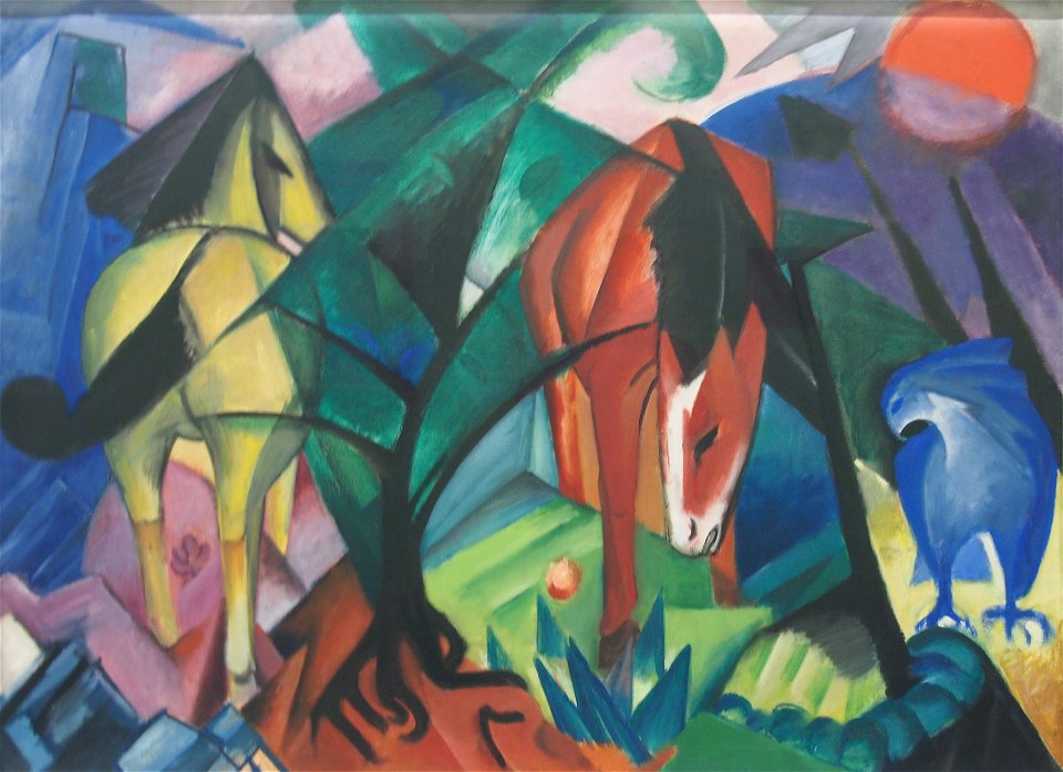 Marc Franz Pferde und Adler Sprengel Museum 01