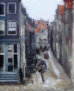 Liebermann Max Judengasse i Amsterdam Landesmuseum Hannover