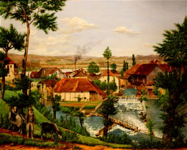 La papeterie Aussedat vers 1830