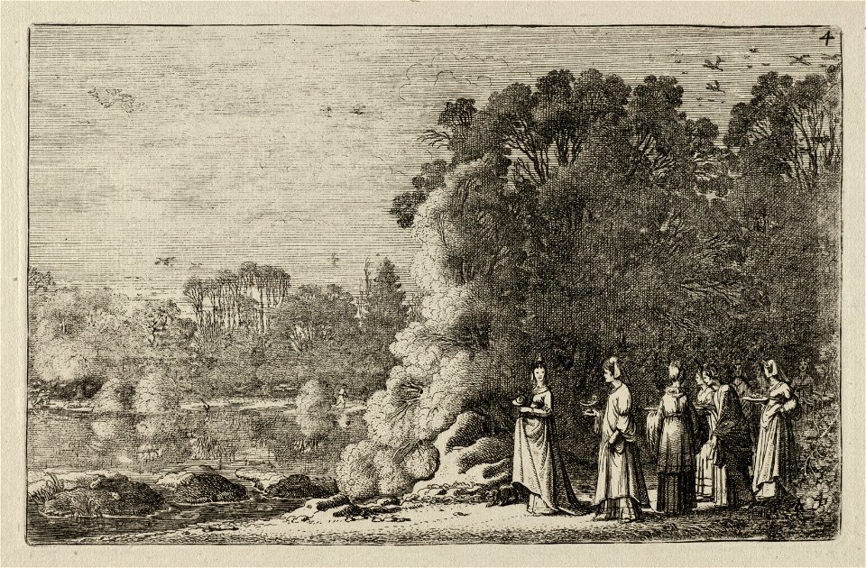 Landschap met Mercurius en Herse. NL-HlmNHA 53012455