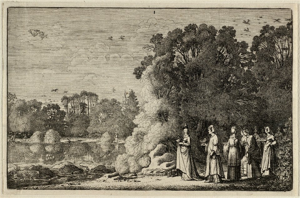 Landschap met Mercurius en Herse, NL-HlmNHA 53012279