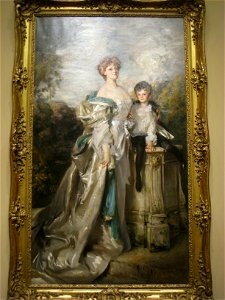 Lady Warwick and her Son, 1905, by John Singer Sargent (1856-1925) - IMG 7164. Free illustration for personal and commercial use.