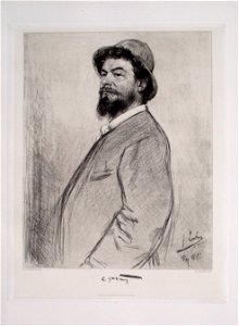 Lorenz Gedon. Radierung von Franz von Lenbach, 1882