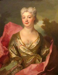 Portrait of a Lady by Nicolas de Largillerre, California Palace of the Legion of Honor. Free illustration for personal and commercial use.
