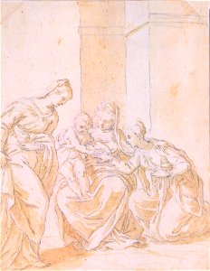 Marcantonio Bassetti - Casamento místico de Santa Catarina