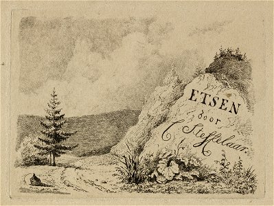 Landschap met steen. NL-HlmNHA 1477 53012068
