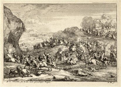 Landschap met ruitergevecht. NL-HlmNHA 1477 53009196