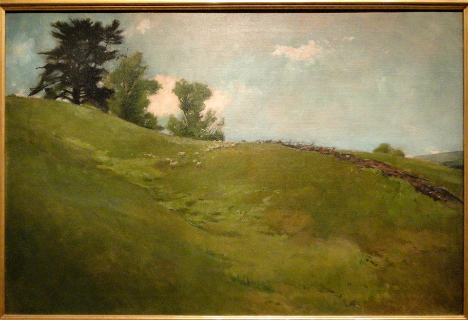 Landscape, Cornish, N.H., circa 1890, by John White Alexander - SAAM - DSC00851
