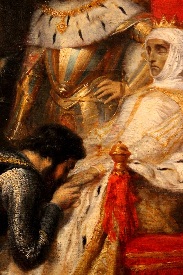 Le Couronnement d'Inès de Castro en 1361 - Pierre-Charles Comte - MBA Lyon 2014 - détail 2