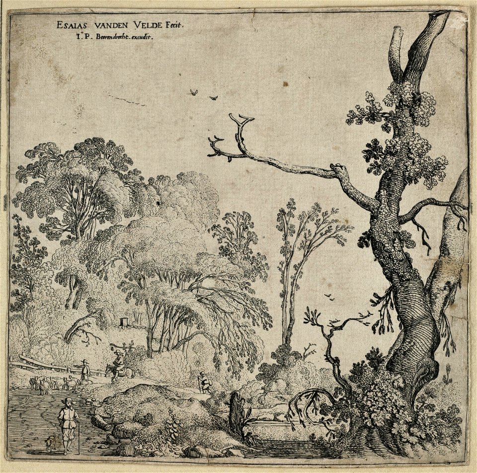 Landschap met bomen, NL-HlmNHA 53012199