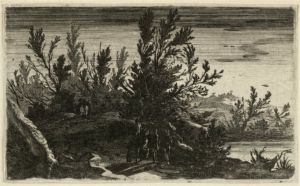 Landschap bij nacht. NL-HlmNHA 1477 53011585