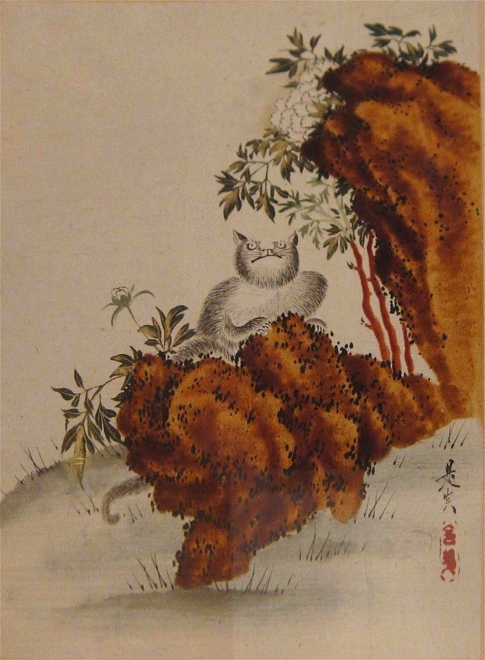 Leaf from an album of six leaves by Shibata Zeshin, c. 1873-91,Honolulu Museum of Art, 5095.1a-f