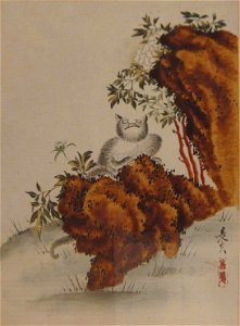 Leaf from an album of six leaves by Shibata Zeshin, c. 1873-91,Honolulu Museum of Art, 5095.1a-f