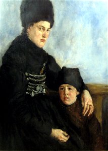 1873 Leibl Dachauerin mit Kind anagoria