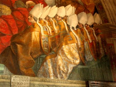 Le Couronnement de Charlemagne (détail) - Raphaël