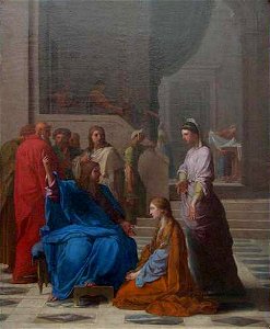 Le Sueur, Eustache — Jésus chez Marthe et Marie — c. 1650