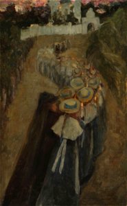 Lev Alperovich. Funeral of a grammar-school girl