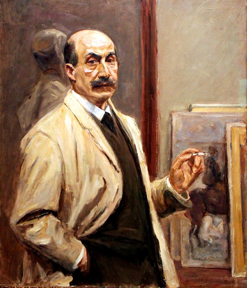 1909 Liebermann Selbstbildnis anagoria
