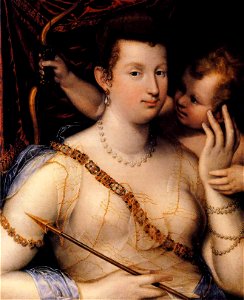 Lavinia Fontana - Isabella Ruini as Venus. Free illustration for personal and commercial use.