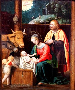 1525 Luini Die Geburt Christi anagoria