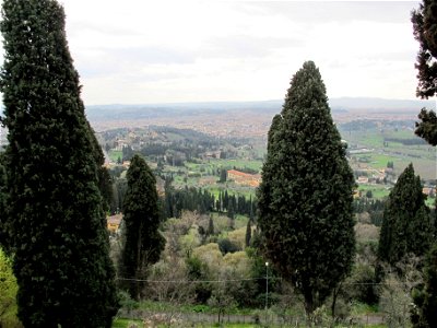 Le balze, veduta su firenze