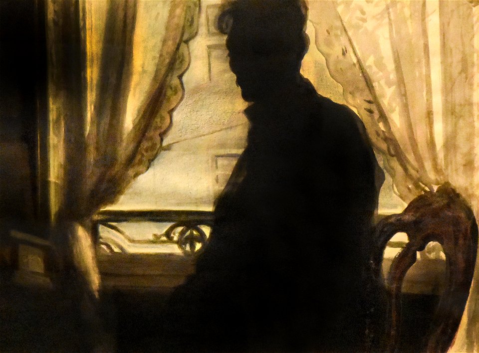 Léon Spilliaert (1881-1946) Silhouet van de schilder (1907) MSK Gent 22-10-2017 11-41-14