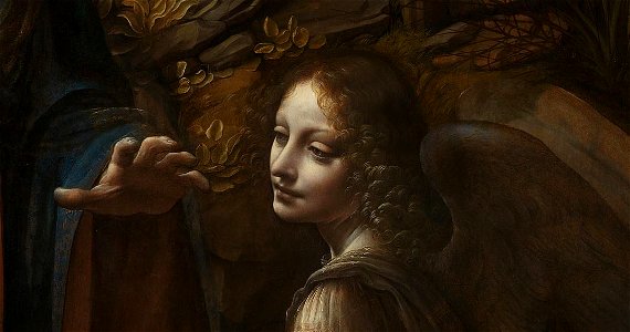 Leonardo da Vinci - Virgin of the Rocks (National Gallery London) 02 crop