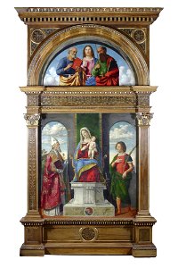 Madonna in trono con il Bambino tra i santi Dioniso e Vittore