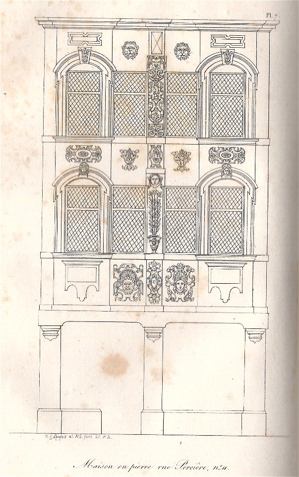 Maison en pierre rue Percière n°11