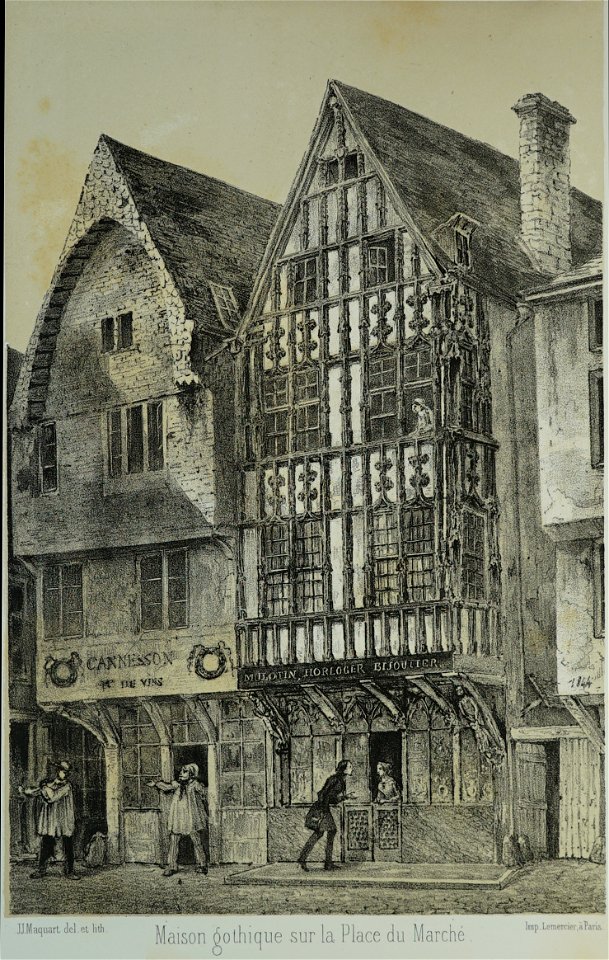 Maisons à pan de bois Reims 03670