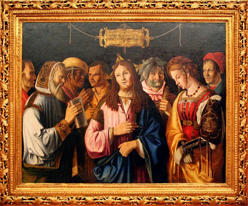 Marco Marziale - Christus en de overspelige vrouw