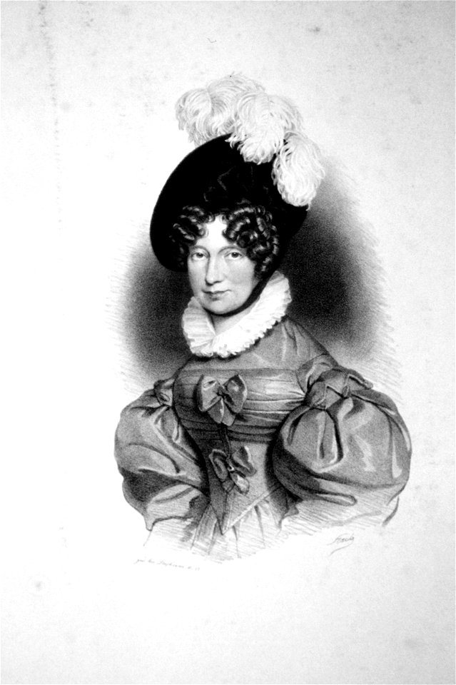 Maria Udalrike von Lazansky Litho
