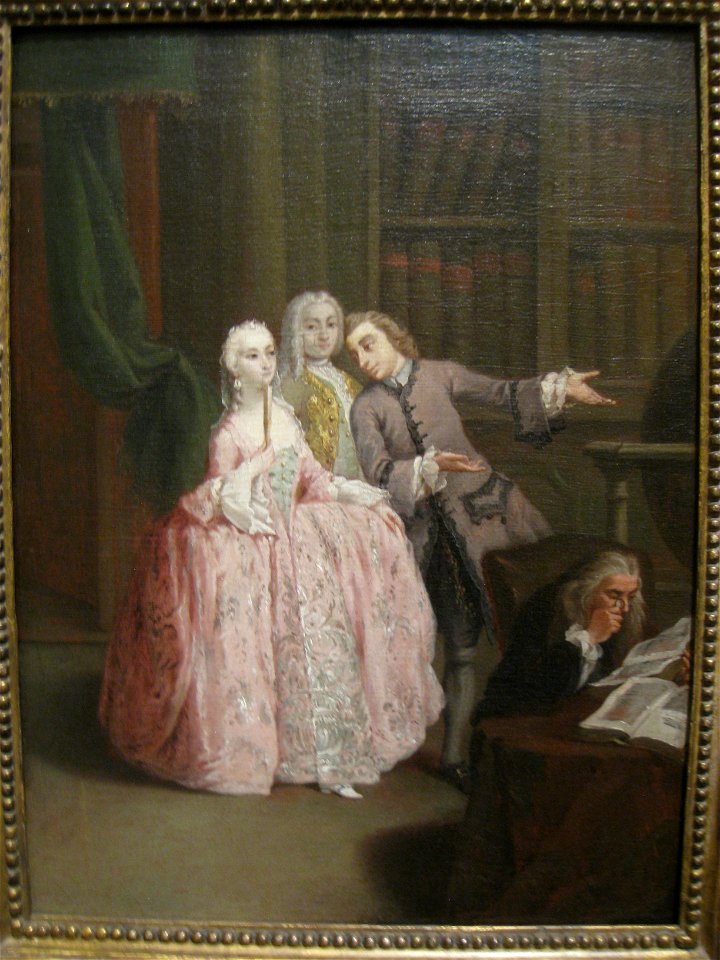 Visit to a Library by Pietro Longhi (1702-1785) - IMG 7279