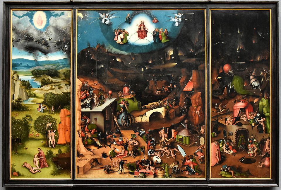 Lucas Cranach de Oude (1472-1553) Altaartriptiek met Het Laatste Oordeel Gemäldegalerie Berlijn 26-10-2018