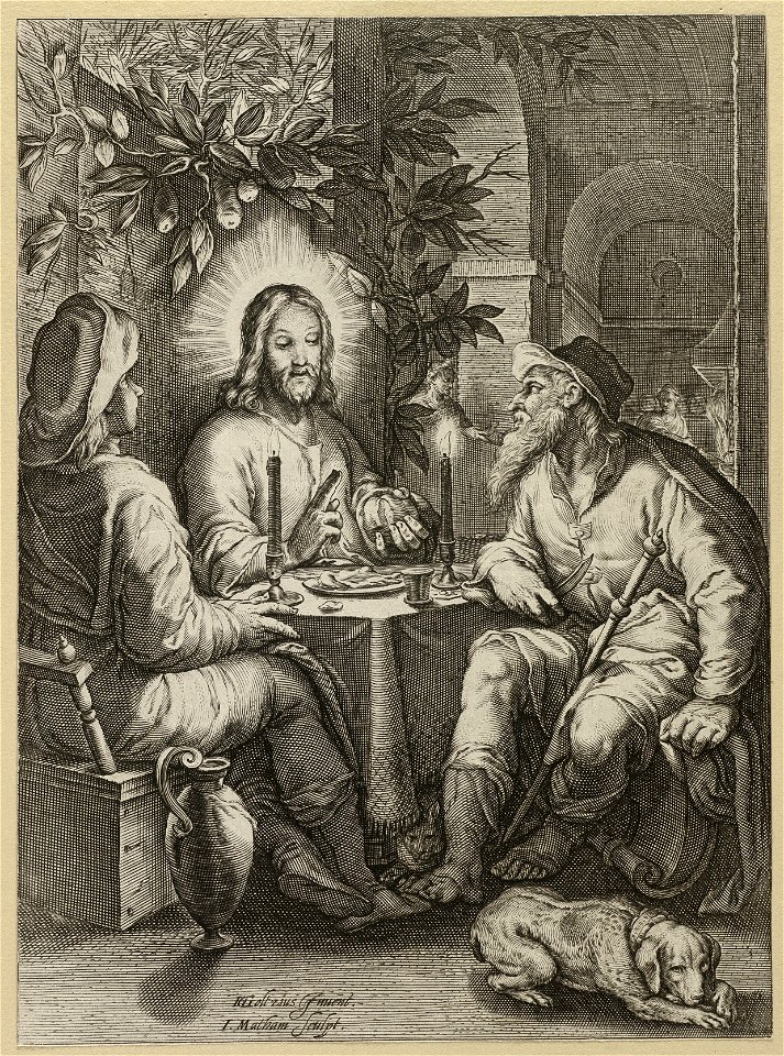 Maaltijd te Emmaüs. NL-HlmNHA 1477 53010687
