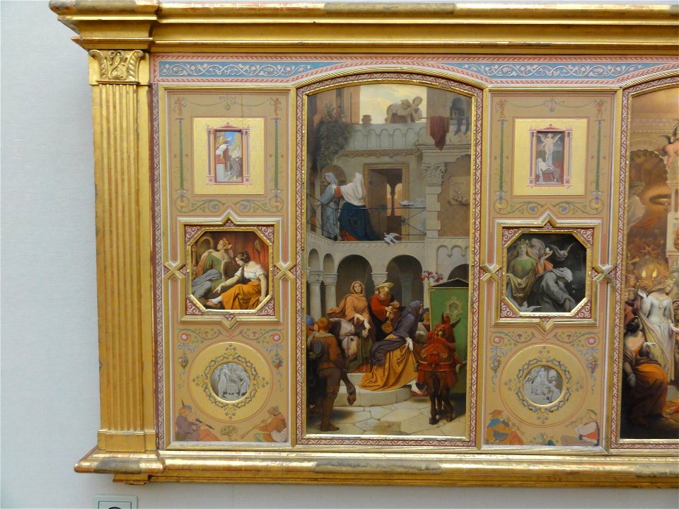 Moritz von Schwind — Das Märchen von Aschenbrödel (detail)—1854