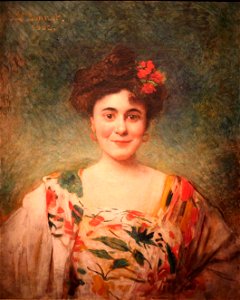 Léon Bonnat - Portrait de madame Dotézac