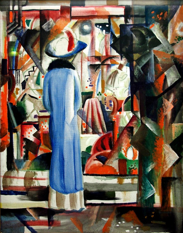 Macke August Großes Helles Schaufenster Sprengel Museum 01