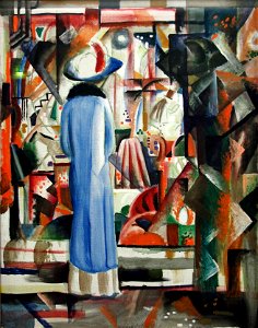 Macke August Großes Helles Schaufenster Sprengel Museum 01