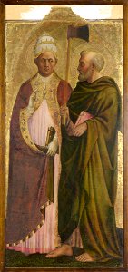 Masolino, santi gregorio magno e mattia