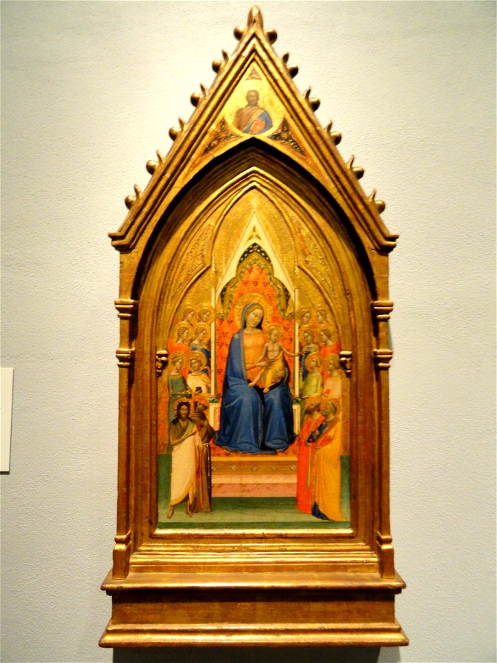 Madonna and Child Enthroned with Eight Saints and Eight Angels, Bernardo Daddi and workshop, Florence, c. 1338-1340 - Nelson-Atkins Museum of Art - DSC08297